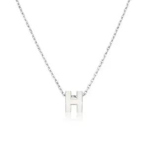 에르메스목걸이 미니팝아슈 POP-H MINI 화이트+실버