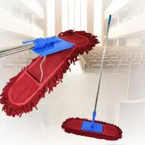 기름걸레 리스킹 강당 건물 교회 학교 학원 업소용 스텐 봉 밀대 기름 먼지 걸레 마포대 세트