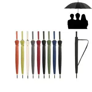 튼튼한장우산 210T 24k 발수 코팅 원터치 대형 자동 가죽 손잡이 고급 우산 커버 포함