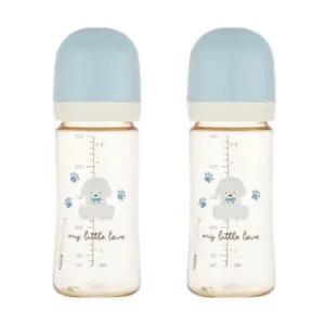 에디슨 아기 젖병 250ml 출산 선물 준비물 블루 X2개 BNS