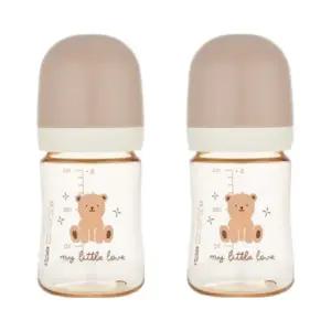 에디슨 신생아 젖병 150ml 출산 선물 준비물 베이지X2 BNS