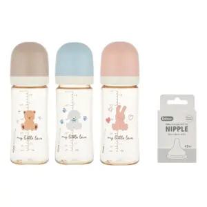 에디슨 젖병 분유 수유 휴대용 250ml 젖꼭지 XL 세트 BNS