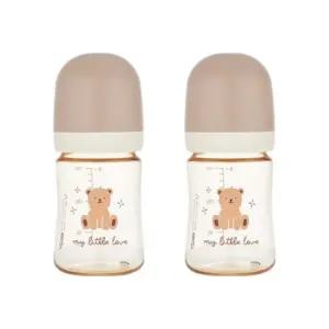 에디슨 신생아 젖병 젖꼭지 임신 선물 150ml 베이지 BNS