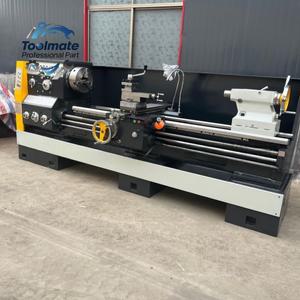 높은 구조 안정성 중량급 갭 베드 터닝 수동 선반 금속 가공 기계
