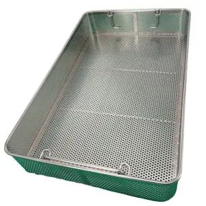 대형 트레이 도구 메쉬 살균 망 세척 바구니 스텐사각채반 스테인레스