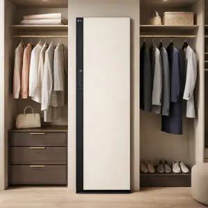 [LG]스타일러 SC5MBR43 의류관리기 샌드베이지 5벌 풀터치 버튼 & LED 디스플레이 무빙행어 트루스팀