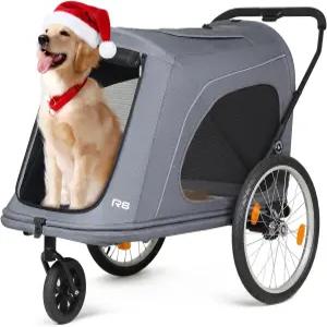 100파운드 미만의 대형견 움직일 수 없는 장애인 및 임산부를 위한 베베로드 펫 R8 초대형 접이식 반려동물