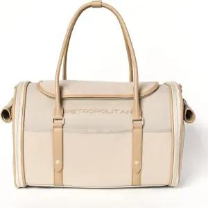 고양이와 작은 개를 위한 페트로폴리탄 소프트사이드 반려동물 캐리어 - 메시 통풍 접이식 탈착식 패드 및