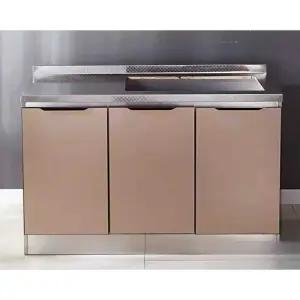 주방 스테인레스 수납 탕비실 싱크대 간이 캠핑장 식당