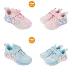 [다이노솔즈](대구신세계)레인보우 유니콘 키즈 빈짝반짝빛나는 DNYCG1TSRU11(160mm~200mm)