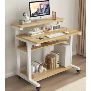 미니 컴퓨터 책상 테이블 작은 프린터 데스크탑 틈새 1인용