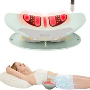 진정 효과가 있는 따뜻한 요법과 공기 견인 기능을 갖춘 히도캄 스마트 허리 마사지기 - 좌골신경통 요추압