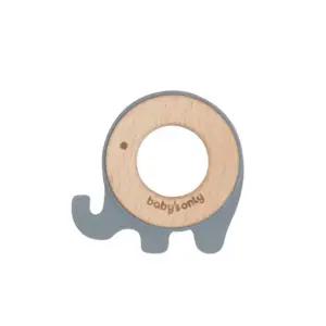 귀여운 코끼리 모양 3개월 베이비치발기 유아선물 공원 키즈카페