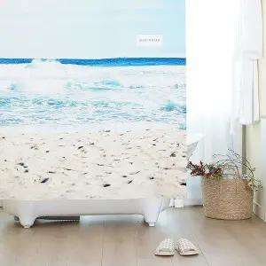 하늘과바다 국내제작 욕실 방수 샤워 커튼 패브릭 가림막 가리개 파티션