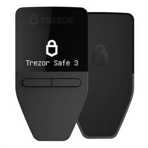 TREZOR SAFE 3 - 암호 및 디지털 안전하게 저장, 보호 간단하고 관리(코스믹 구매, 요소 자산을 지갑 블랙) 암호화 하드웨어