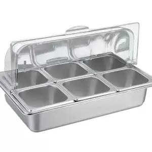 업소용 반찬통 스텐 높이 사각 거치대 cm3칸 AA세트 밧드 보관통 0cm 진열 식