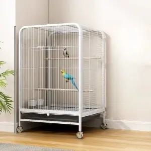 새장 대형 아크릴 새집 잉꼬 이동장 횃대 앵무새 놀이터