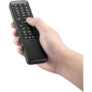 PEPPER JOBS W10 GYRO AIR TV 학습 PC 플라이 LED 백라이트 마우스, 리모컨 GYRO, 리모컨, 포함 /10용, 기능 미니 키보드 쿼티 WIN 11 6축 컨트롤러,