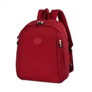 ( )단체 배낭 여행 레드 캐주얼 수납 가방 여성 백팩