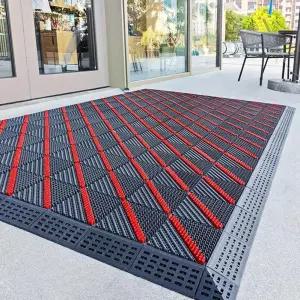 대형 발매트 현관 브러시 흙먼지 미끄럼방지 업소용 출입구