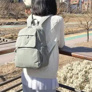 여성 후드포켓 데일리 백팩 가벼운 여자 여행용가방