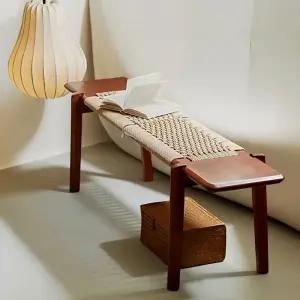 라탄 벤치의자 벤치형 벤치 긴의자