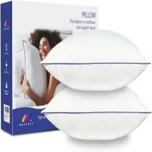 우유에프 18x18 베개 삽입물 세트 2 - 부드러운 저자극 사각형 Oeko-TEX 인증 버진 섬유 충전재 세탁기