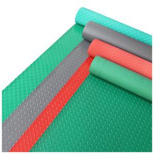 미끄럼방지 고무 매트 주방 도어 러그 계단 PVC 청소 쉬운 50x80 엘로우 연결형