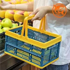 ( )캠핑용 다용도 접이식 수납 바구니 정리함 쓰레기 분리수거함