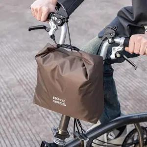 락브로스 로드 자전거 가방 핸들바 브롬톤 용량조절 방수 W005
