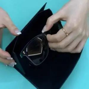 ( )접이식 슬림 안경집 케이스 선글라스정리함 선글라스파우치 선글라스보관함