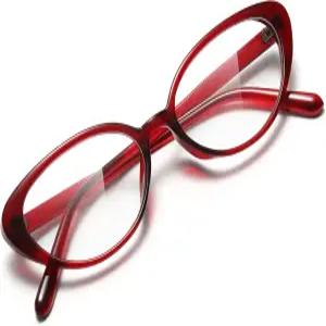 여성용 초경량 캣 블루 라이트 안경으로 눈부심 방지로 눈의 피로를 줄여줍니다