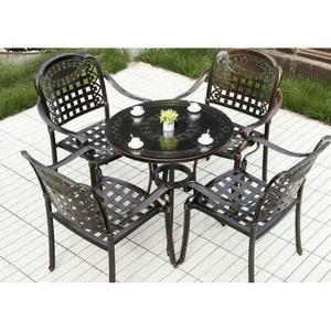 철제 테이블 야외 스 체어 높이55cm 2인티테이블세트 의자 팔 드 벤치