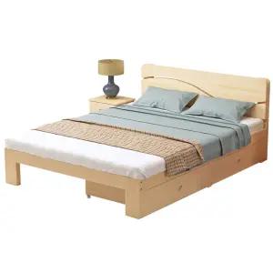 모던인테리어 깔끔한 침실가구 심플 모던 18m 원목침대 15m 간이 수입침대프