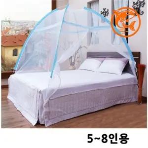 ( )편리한 원터치 모기차단망 대형 캠핑용 방충망 다용도 침대 모기장