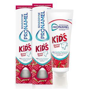 센소다인 프로나멜 치약, 불소 방지 충치 및 에나멜 보호, 2세 이상용, 베리 트위스트 맛, 4온스(2팩)
