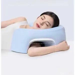 옆으로 자는 베개 특수 수면 저림 팔 블루 어깨 쿠션 (15cm)아이스 측면