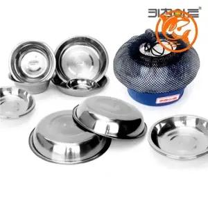( )다용도 스틸 캠핑 식기세트 21P 고급 식사용기 접시 그릇