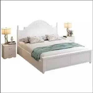 모던인테리어 깔끔한 침실가구 수입침대프레임 침대 모던 심플 유럽식 더