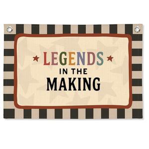 비미카틸 방 장식, 벽에 영감을 주는 전설들이 캔버스 배너를 걸며, 보육실 침실 교실을 위한 동기 부여 긍정적인 벽 장식 배너 깃발, 20x30 인치