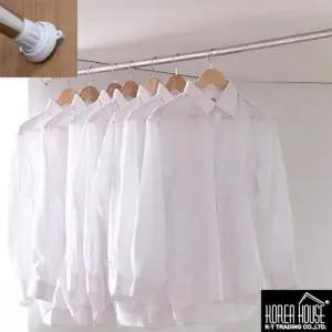 ( )알루미늄봉 철봉 스텐 다용도 압축봉 중형 행거 옷걸이 커튼봉