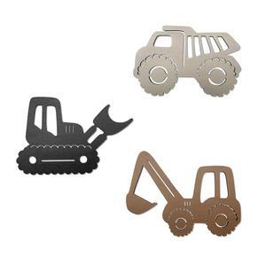 아지옴 건설 트리오 벽 장식 나무 건설 차량 장식 벽 장식 벽 장식 벽 장식 남자아이들을 위한 놀이방 벽 장식