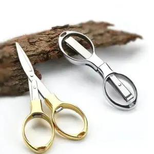 [더망고플래닛] 미니 휴대용 합사 낚시 접이식 라인커터 스텐 가위 (13259478)