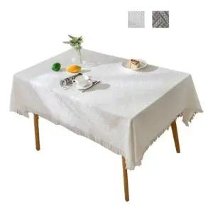 테이블보 인테리어 식탁보 커버 90x 150cm 빈티지 책상보 협탁 용테이블보 캠핑