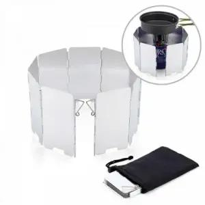 ( )접이식 야외 버너 바람막이 휴대용 버너 스토브 바람막이 캠핑