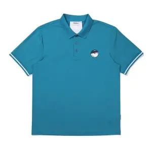 [말본골프] 메쉬 믹스 퍼포먼스 폴로 티셔츠 블루 153586937