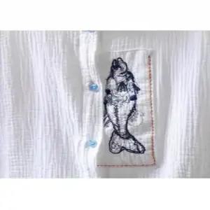 여친 가을 이너 자수 세련도도녀 샤오위 셔츠 면사 OOTD3