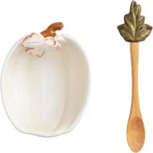 머드 파이 추수감사절 화이트 펌킨 딥 볼 세트