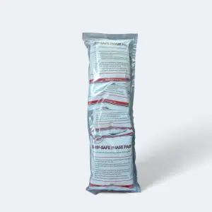 레드라인 배송 선박 안전 단계 팩 5 카운트 - 파충류 양서류 뱀 및 살아있는 동물 운송을 위한 상 변화