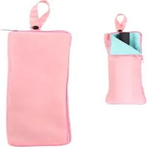 uxcell 습식 우산 가방 11 x 5 인치 방수 옥스포드 천 리버서블 슬리브 커버 여행 접이식 우산용 휴대용